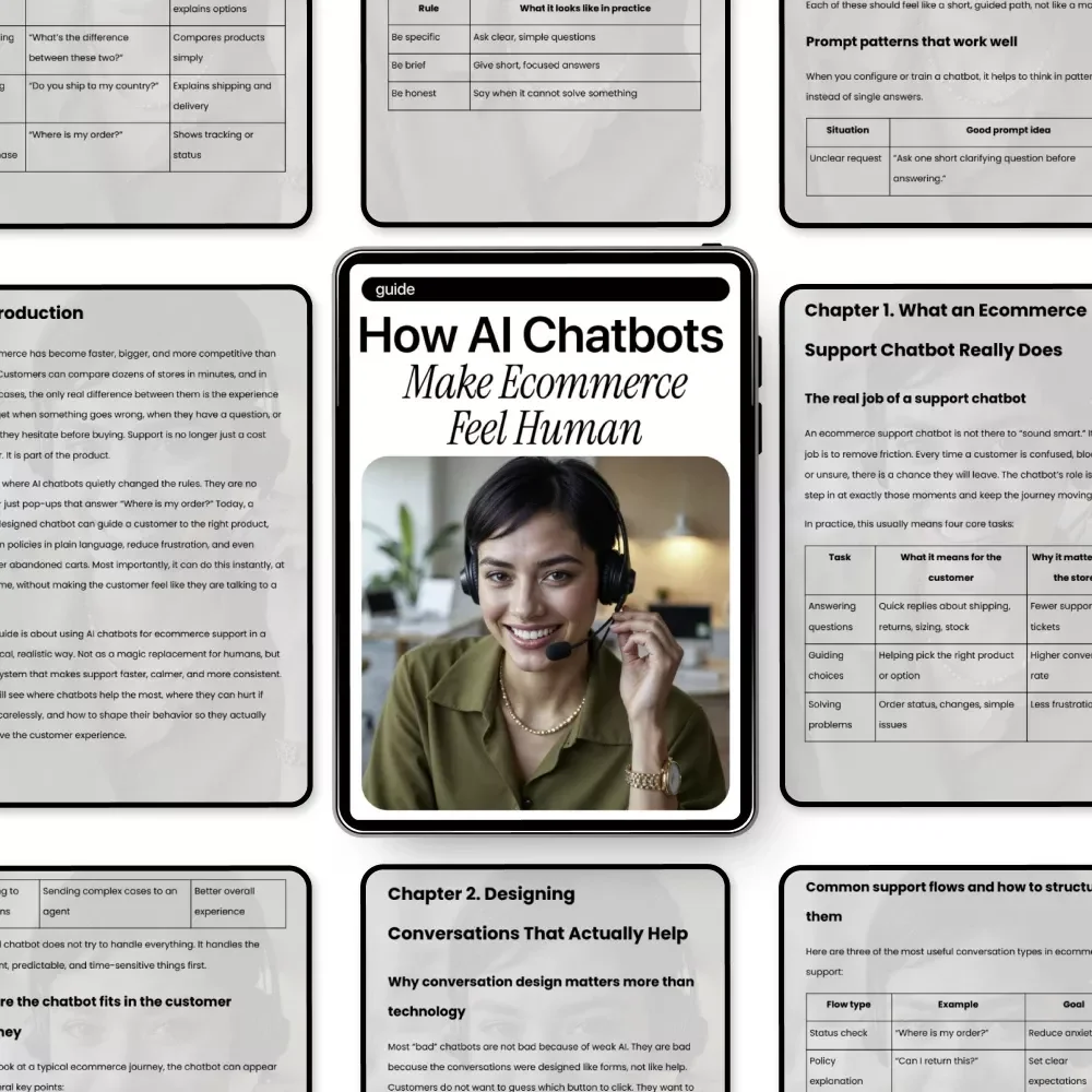 How AI Chatbots Make Ecommerce Feel Human – Practical Guide to ai chatbot for ecommerce support, Customer Support Automation, and Smarter Online Store Conversations