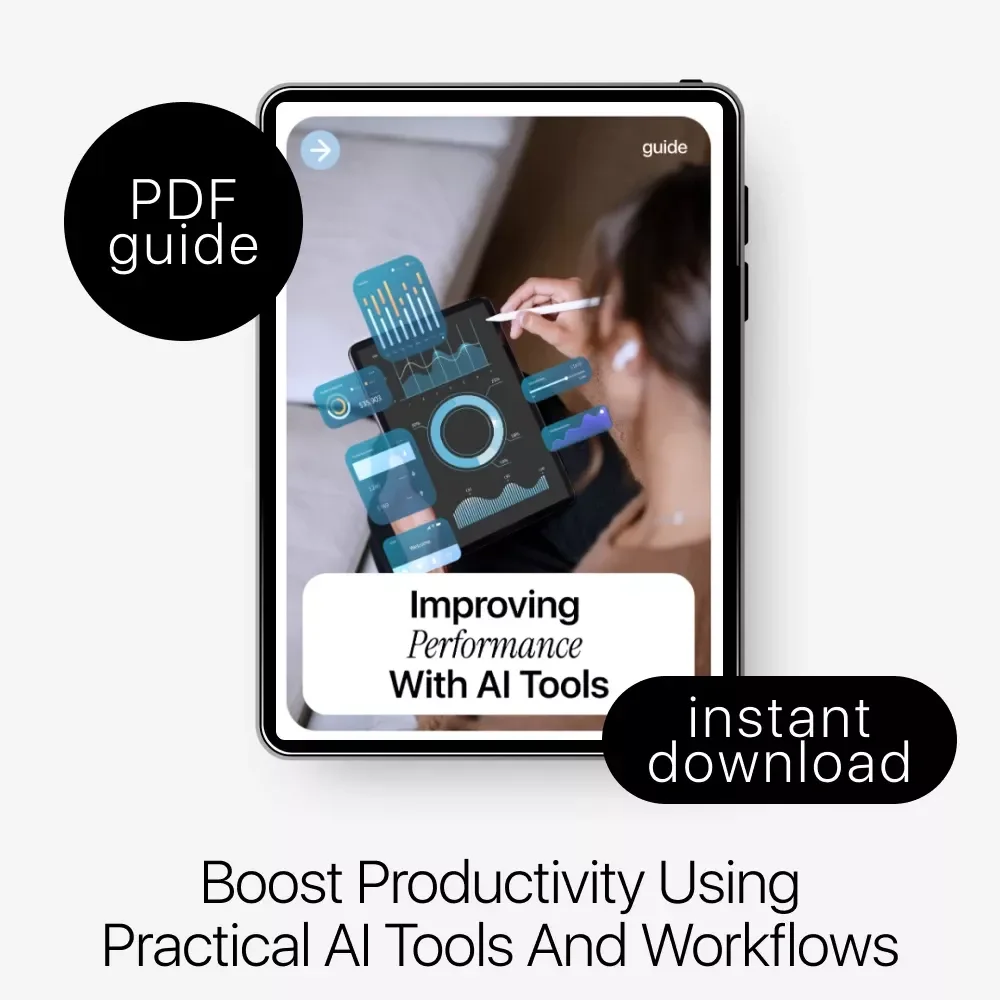Improving Performance with AI Tools | AI Productivity & Performance Improvement Guide for Smarter Workflows