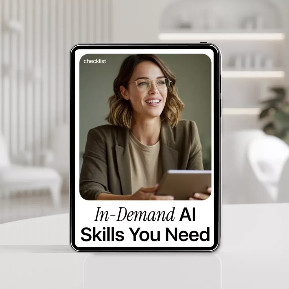 In-Demand AI Skills You Need – Career-Ready Checklist for ai skills in demand now | Digital Download for Tech, Data & Creative Professionals