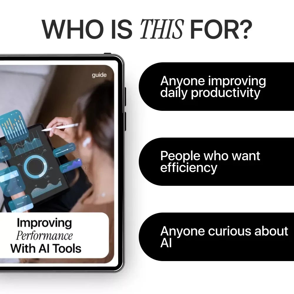 Improving Performance with AI Tools | AI Productivity & Performance Improvement Guide for Smarter Workflows