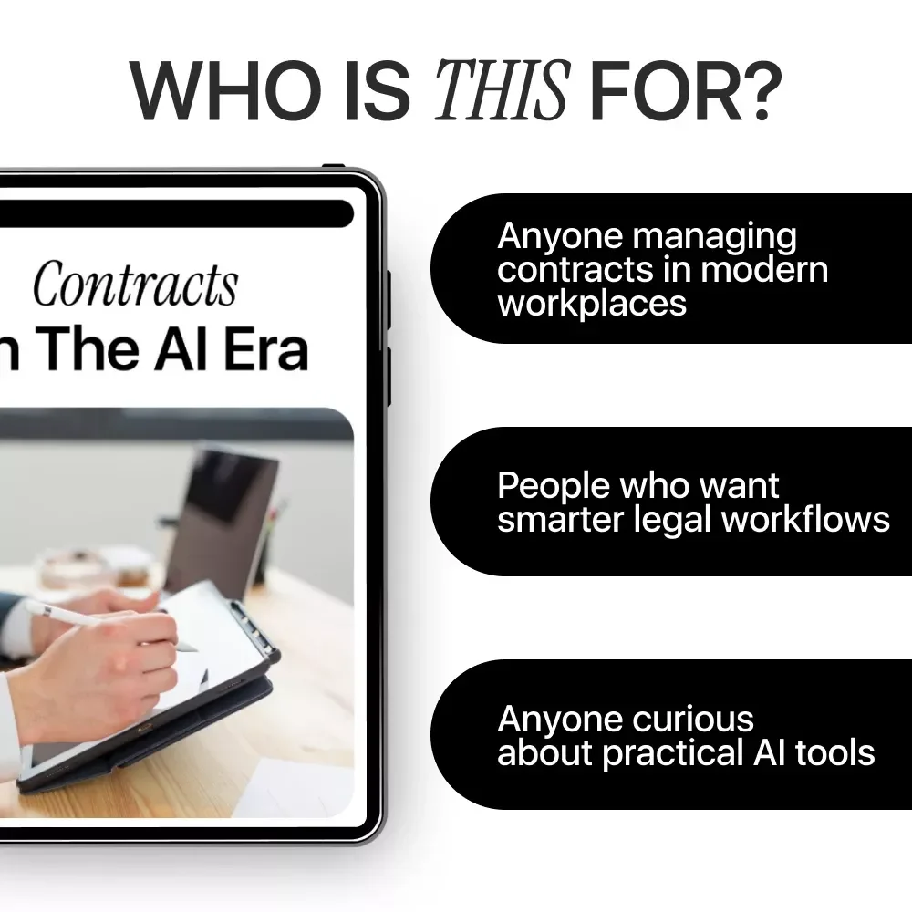 Contracts in the AI Era | Practical eBook Guide to ai in contract analysis, Legal Tech Insights, Smart Contract Review for Lawyers & Businesses