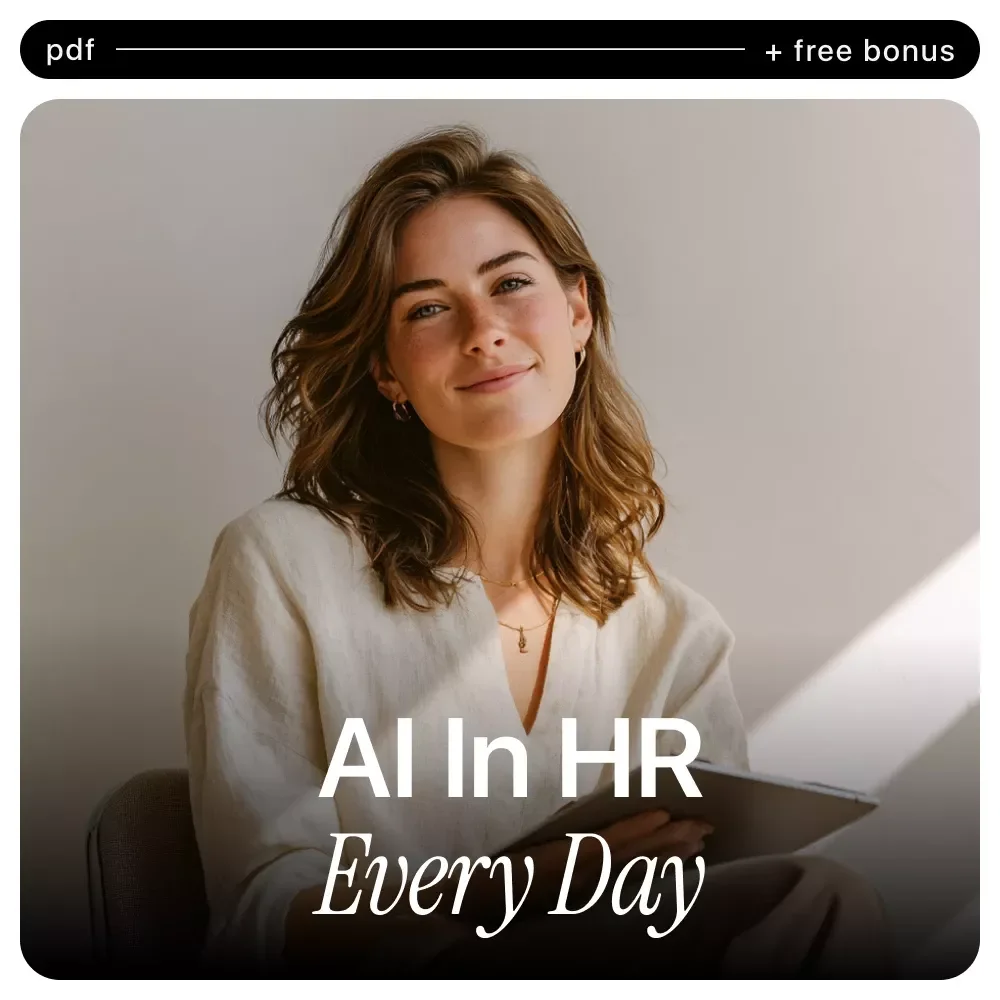 AI in HR, Every Day – HR Task Automation Checklist for Recruiters, People Teams & Hiring Managers | Digital Download | ai in hr daily tasks