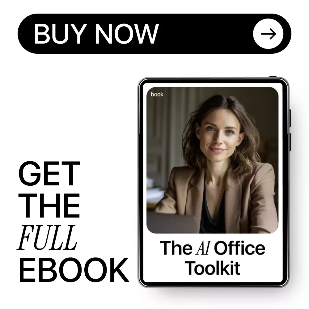 The AI Office Toolkit – Practical eBook for ai skills for office workers, Boost Productivity, Automation & Smarter Office Work
