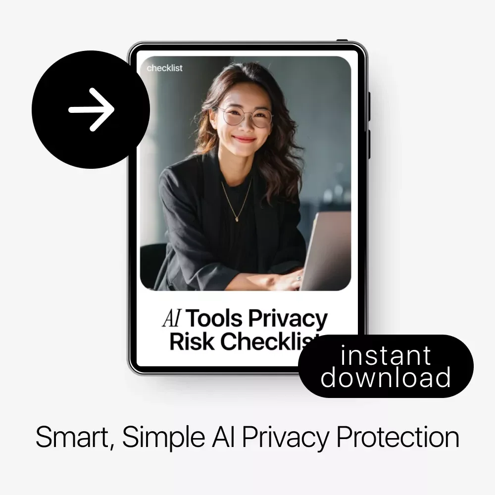 AI Tools Privacy Risk Checklist | Essential Digital Safety Guide for Using New AI Tools, Preventing Privacy Risks & Protecting Your Data (Printable & Digital Download)