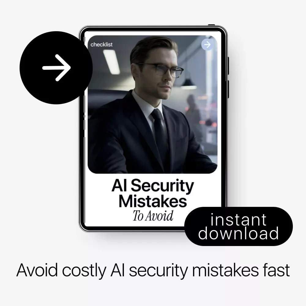 AI Security Mistakes to Avoid – Practical Checklist for Safer AI Use, Data Protection & Team Workflows (Instant Digital Download)