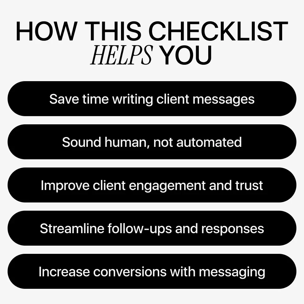 Level Up Client Messaging with AI | Digital Download Guide for Small Business, Coaches & Online Sellers | eBook + Checklist