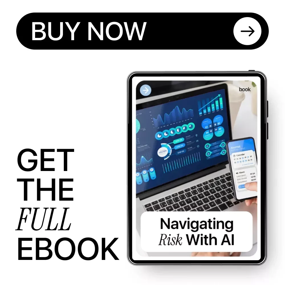 Navigating Risk with AI | Practical eBook Guide to ai in risk management, Smart Decision-Making, Fraud Detection & Predictive Analytics