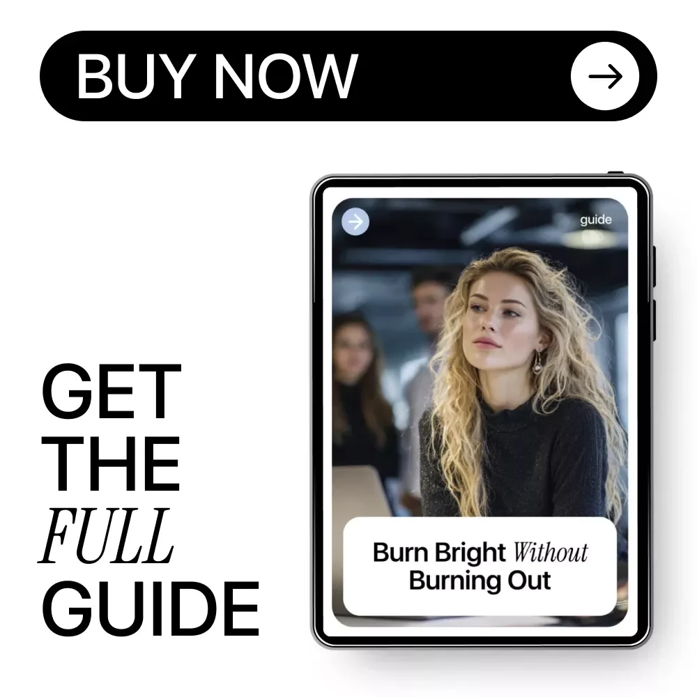 Burn Bright Without Burning Out – Freelancer Burnout Prevention with AI Guide, Sustainable Workflow Reset, Digital Download for Creatives & Solopreneurs