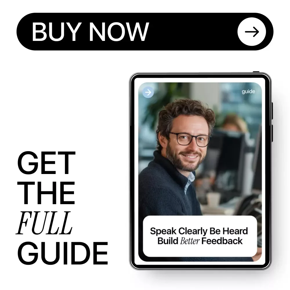 Speak Clearly Be Heard Build Better Feedback – Digital Guide to Feedback Skills with AI Assistance