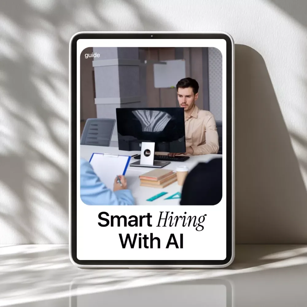Smart Hiring with AI Guide | AI in Recruiting Workflows | Digital Recruiting eBook for Faster, Smarter Talent Acquisition