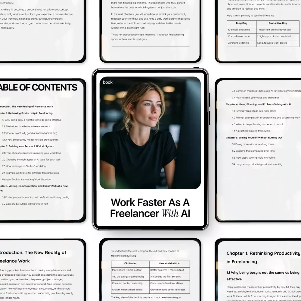 Work Faster as a Freelancer with AI – Practical eBook for an AI Productivity Boost for Freelance Work, Smarter Systems, Less Busywork
