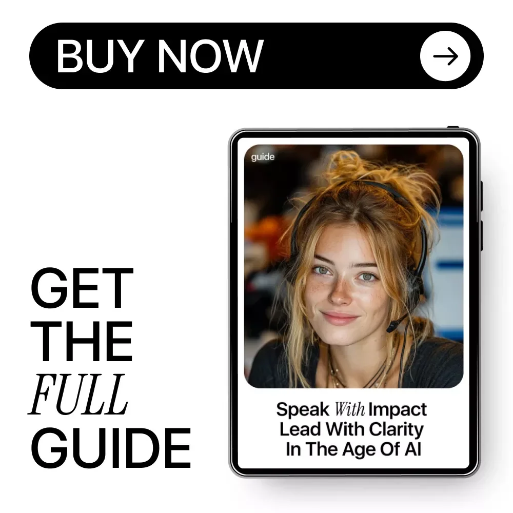 Speak with Impact Lead with Clarity in the Age of AI | Leadership Communication Guide for Modern Leaders | Practical Framework for Leadership Communication Using AI Tools