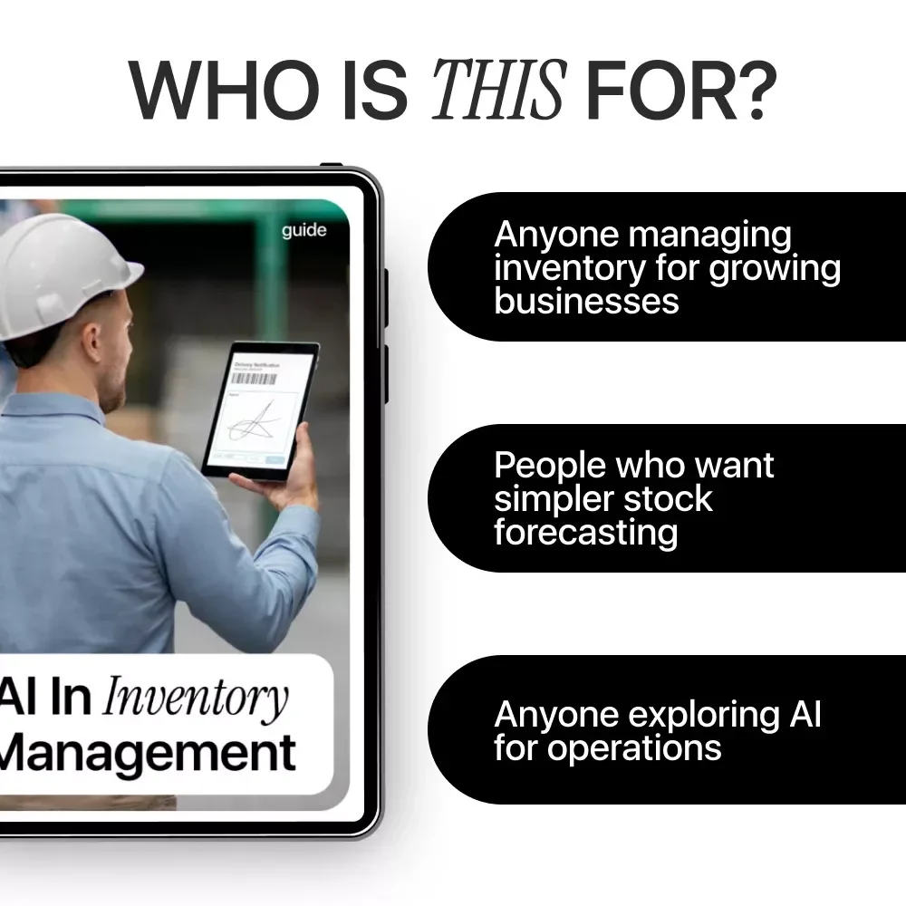 AI in Inventory Management Guide | Practical AI in Inventory Management for Smarter Stock, Forecasting & Reorders