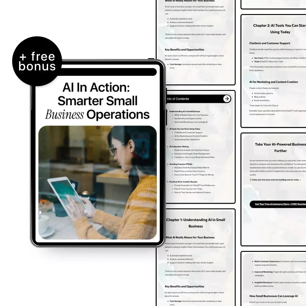 AI in Action: Smarter Small Business Operations | Practical Ebook Guide to ai in small business operations, Automation, Marketing & Growth