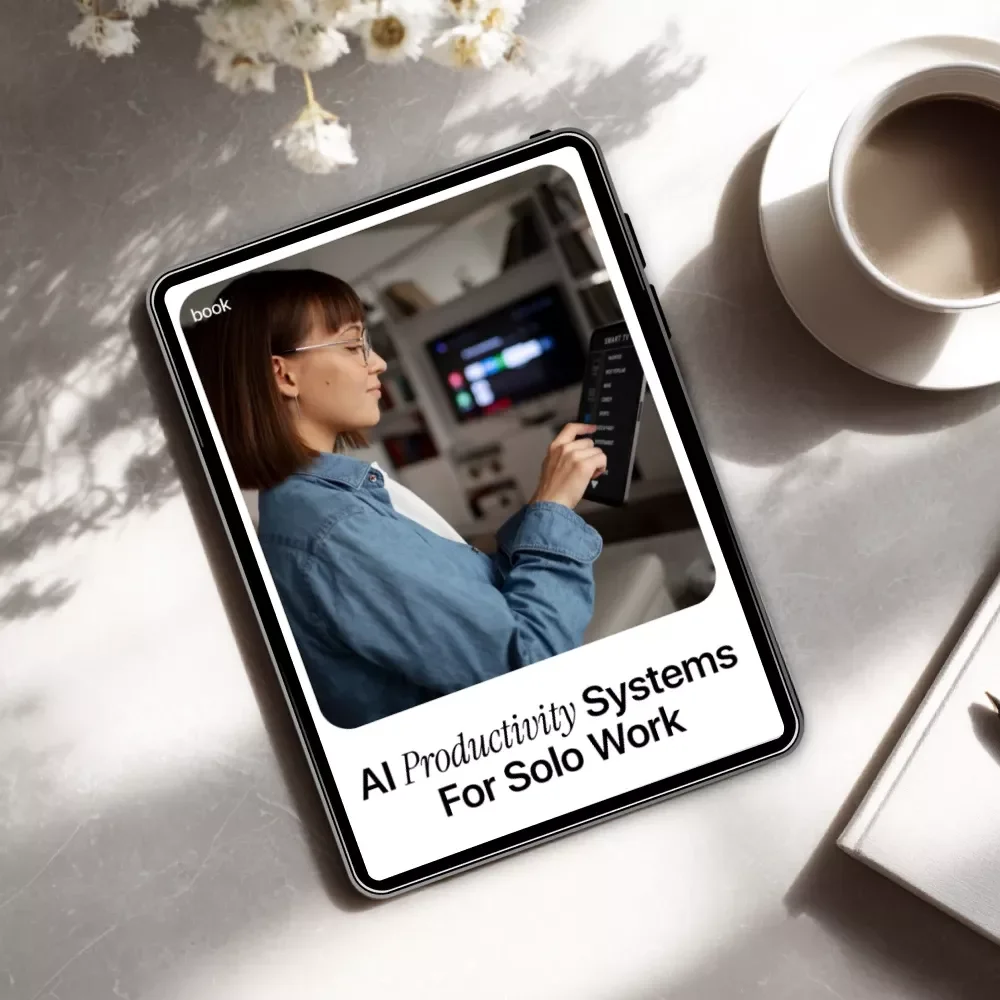 AI Productivity Systems for Solo Work | Smart AI Productivity Systems Solo Work Guide for Freelancers, Creators & One-Person Businesses | Digital eBook Download