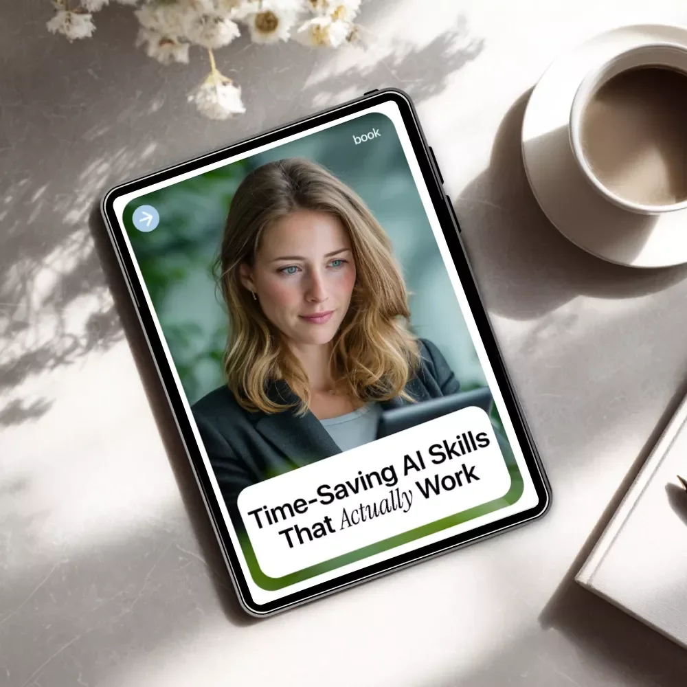 Time-Saving AI Skills That Actually Work | Practical Ebook on ai skills that save time for Work, Writing & Daily Tasks