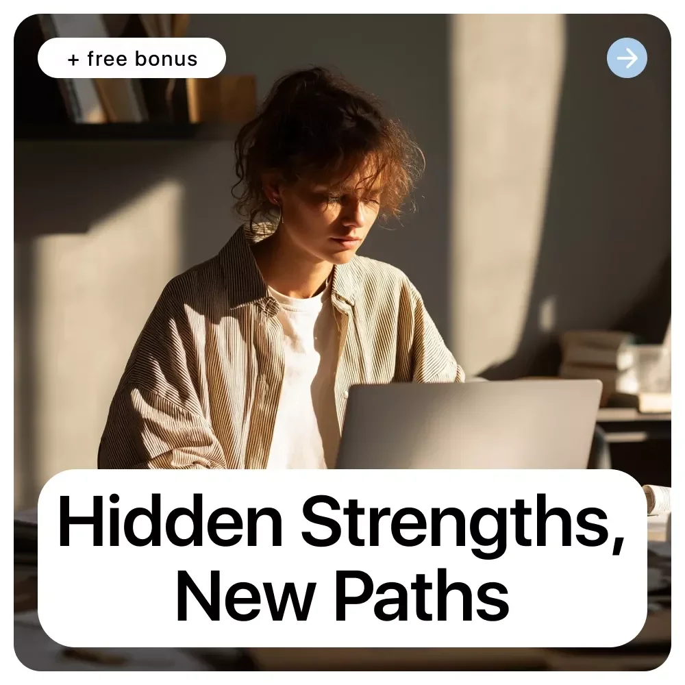 Hidden Strengths, New Paths | AI for Identifying Your Transferable Skills eBook | Career Change Guide | Skill Discovery Workbook | Digital Download