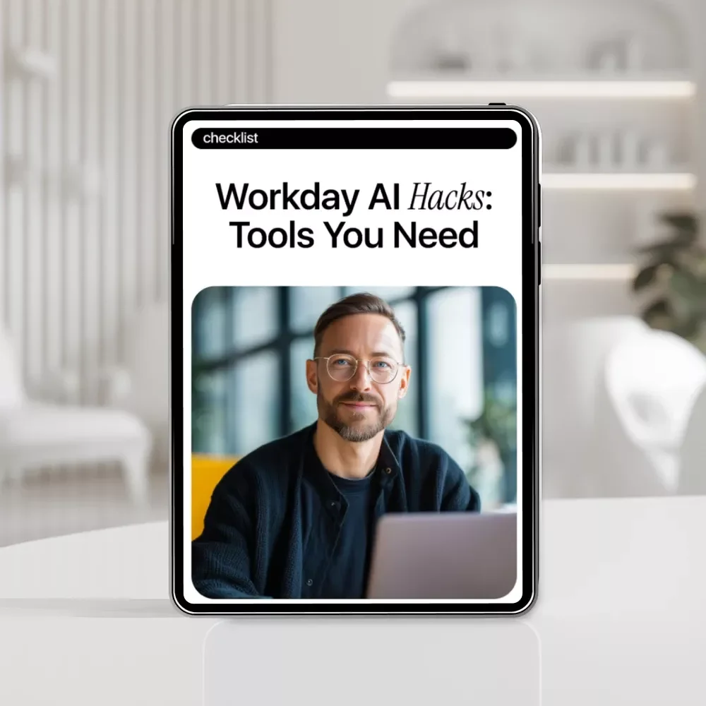 Workday AI Hacks: Tools You Need | Smart Checklist for new ai tools for work, Productivity & Automation