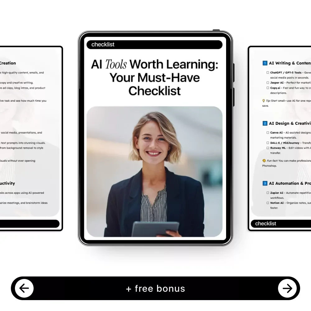 AI Tools Worth Learning: Your Must-Have Checklist | New AI Tools Worth Learning for Creators, Entrepreneurs & Busy Professionals