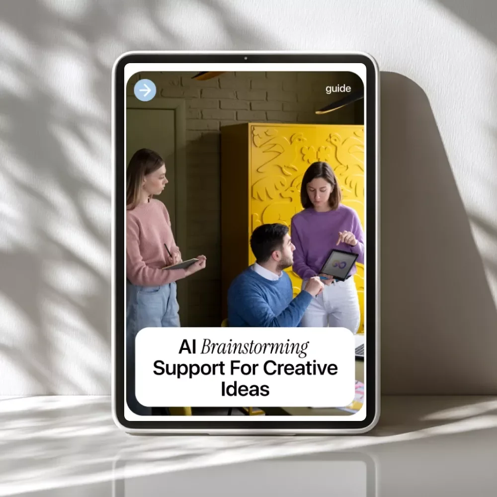 AI Brainstorming Support for Creative Ideas | Digital Guide for Content Creators, Marketers & Entrepreneurs | Smart AI Brainstorming Support Toolkit
