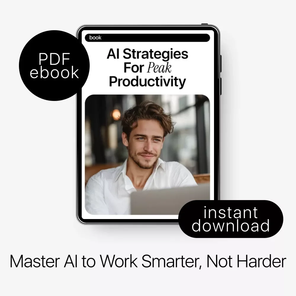 AI Strategies for Peak Productivity | Practical Ebook on ai skills that boost productivity for Modern Workflows