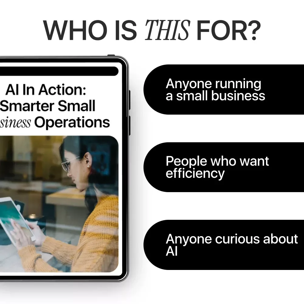 AI in Action: Smarter Small Business Operations | Practical Ebook Guide to ai in small business operations, Automation, Marketing & Growth