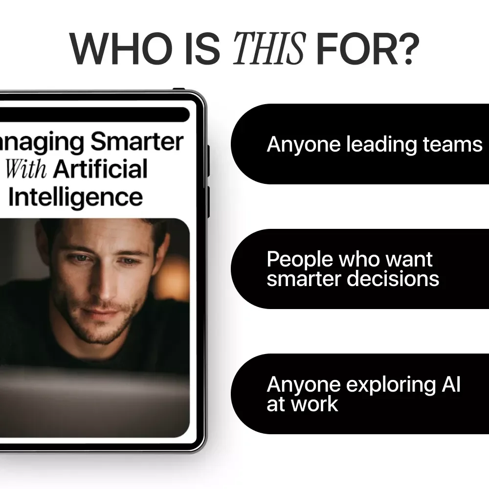 Managing Smarter with Artificial Intelligence | Practical AI Skills for Managers Ebook | Leadership, Strategy & Decision-Making Guide
