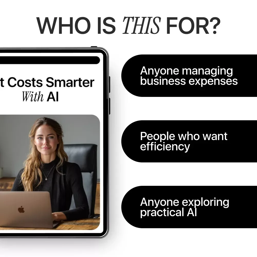 Cut Costs Smarter With AI – Money-Saving Business eBook | Digital Download | How to Use AI to Reduce Business Costs | Small Business Optimization Guide
