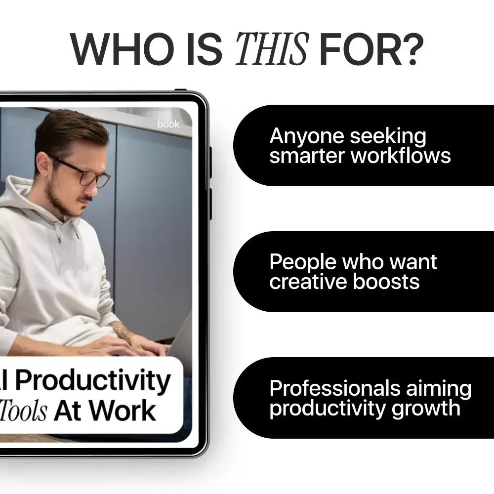 AI Productivity Tools at Work – Practical Ebook Guide to Boost Efficiency, Automate Tasks & Work Smarter with AI