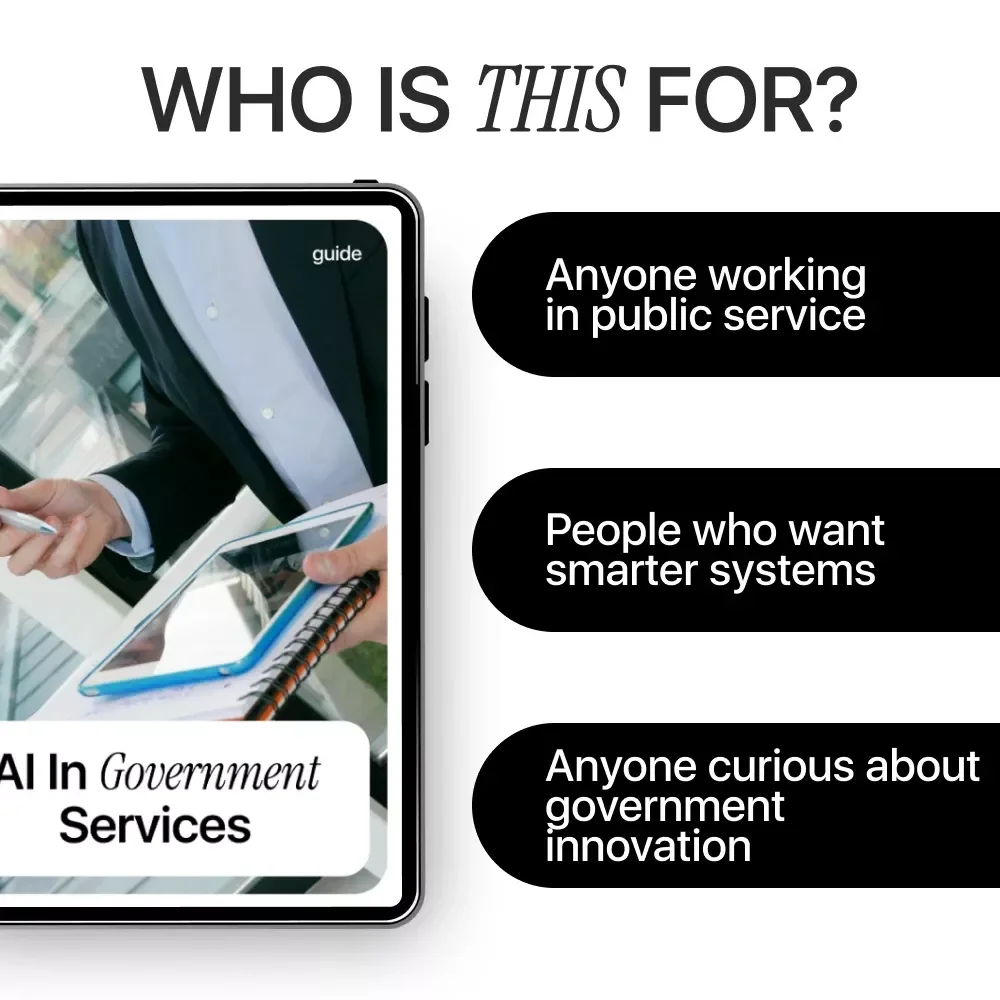 AI in Government Services Guide | Practical AI in Government Services for Public Sector Innovation, Automation & Smart Decision-Making