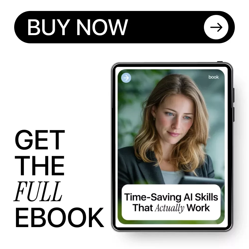 Time-Saving AI Skills That Actually Work | Practical Ebook on ai skills that save time for Work, Writing & Daily Tasks