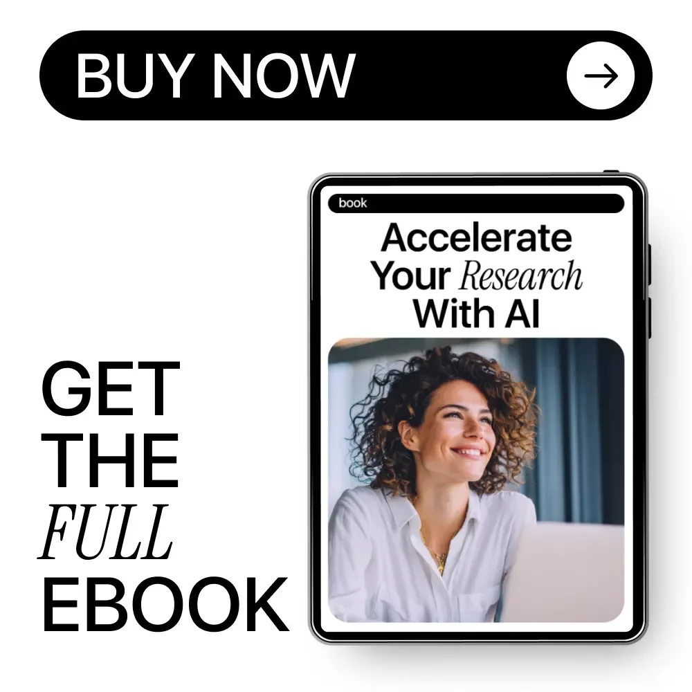 Accelerate Your Research with AI | Practical eBook for ai skills for research work, Smarter Literature Review, Writing, Data Analysis & Ethical AI Use