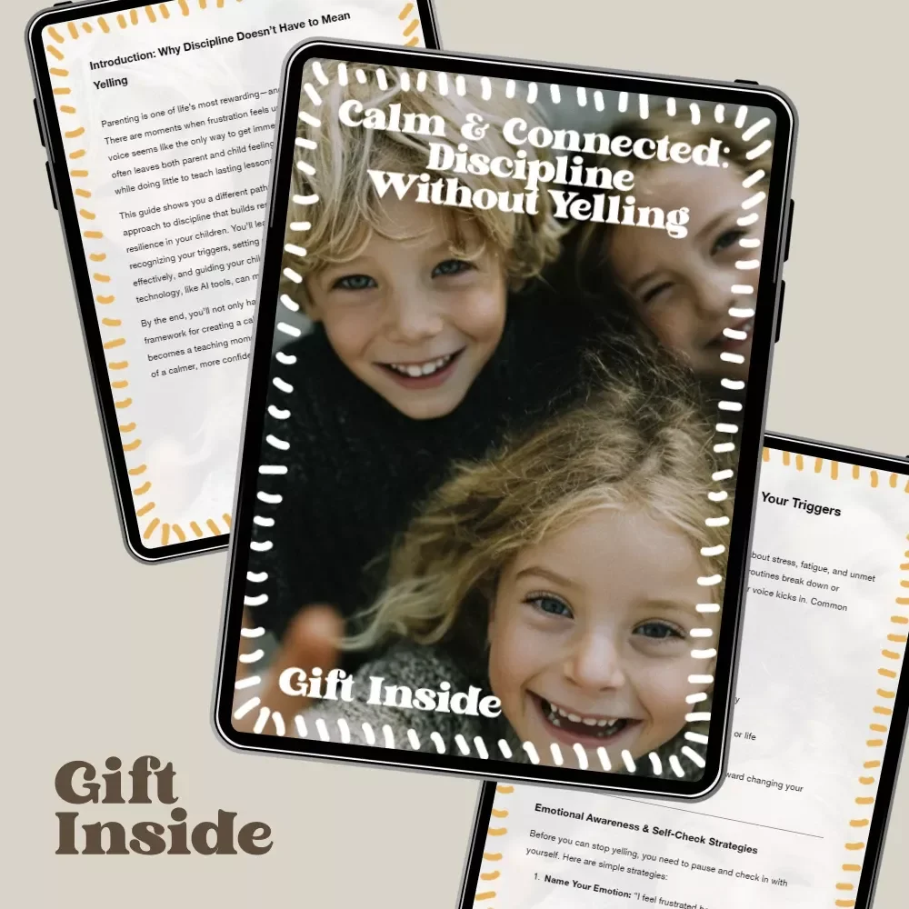 Calm & Connected: Discipline Without Yelling – Gentle Parenting Guide, Positive Discipline eBook for Calm Communication & Emotional Regulation