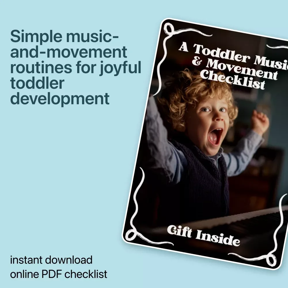 A Toddler Music & Movement Checklist | Easy Toddler Music and Movement Activities for Playful Learning at Home