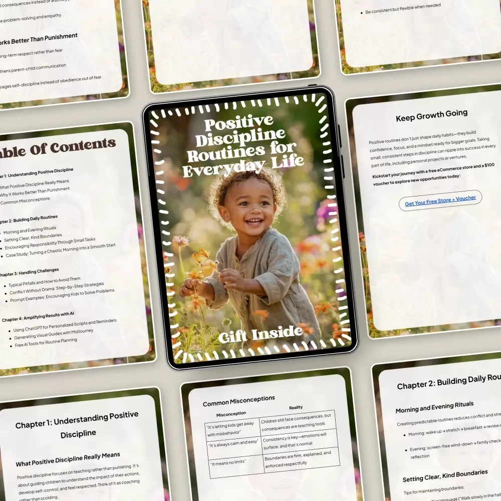 Positive Discipline Routines for Everyday Life | Practical Parenting Guide for Calm Days, Clear Boundaries & Confident Kids | positive discipline routines
