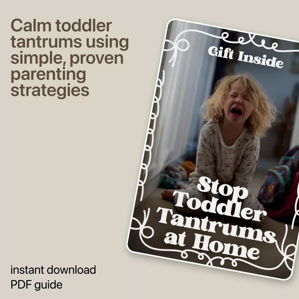 Stop Toddler Tantrums at Home – Practical Toddler Tantrum Guide, Calm Parenting eBook, Positive Discipline Checklist for Ages 1–4, Gentle Parenting Digital Download