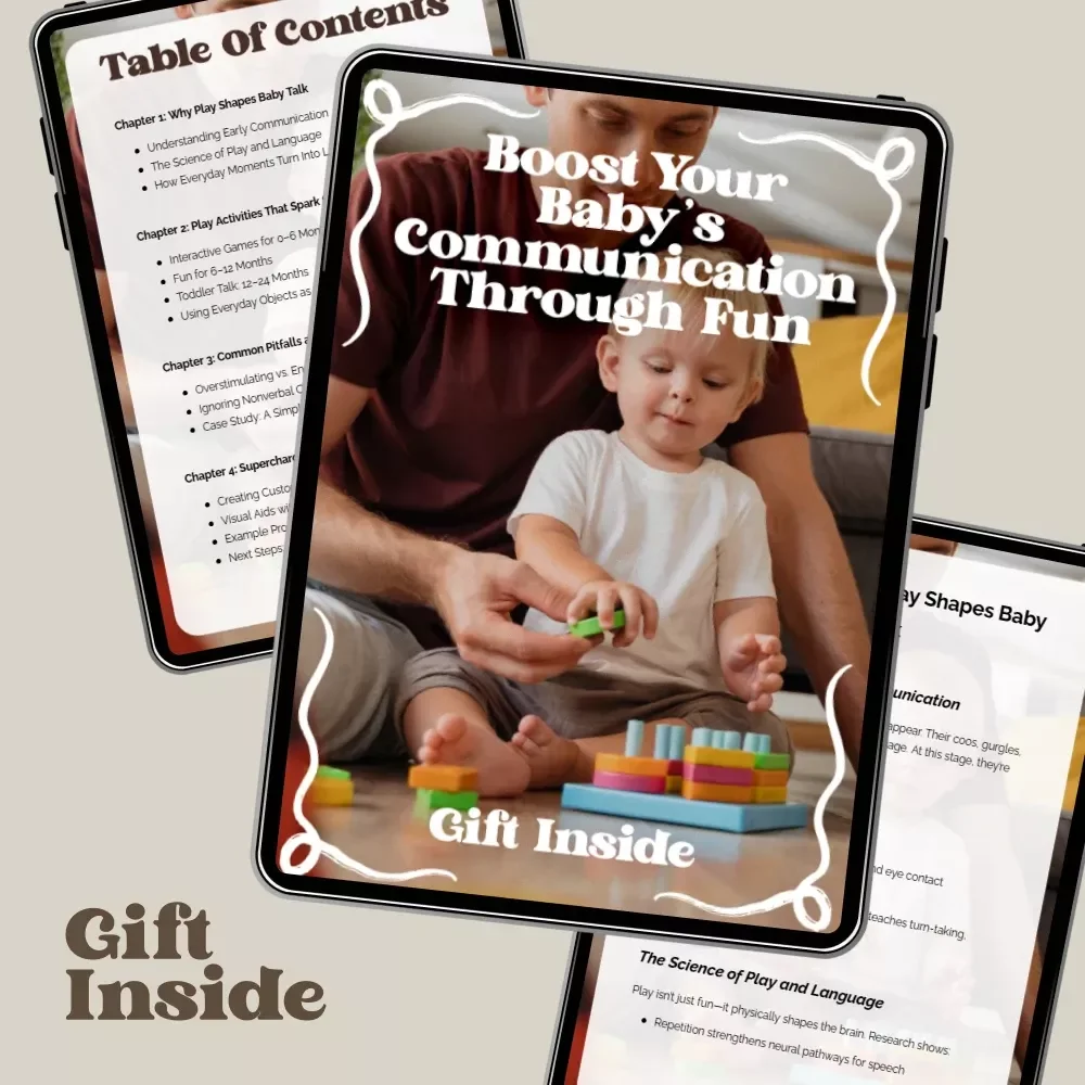 Boost Your Baby’s Communication Through Fun – Playtime to Boost Baby Communication Guide for Parents, Caregivers & Early Learners (Digital Download)