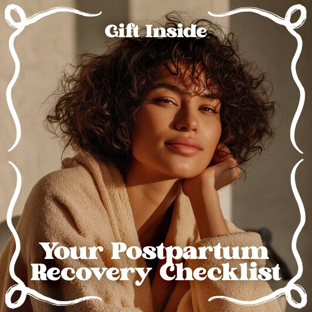 Your Postpartum Recovery Checklist | Printable Postpartum Care Guide & Postpartum Recovery Timeline Tracker