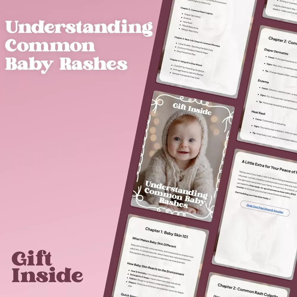 Understanding Common Baby Rashes – A Practical Parenting Guide to Common Baby Rash Causes, Diaper Rash, Eczema & Newborn Skin Care (Digital Download)