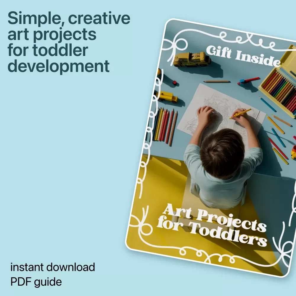 Art Projects for Toddlers – Printable Toddler Art Guide, Creative Activities eBook, Easy & Safe Art Ideas for Ages 1–4, Digital Download for Parents & Educators
