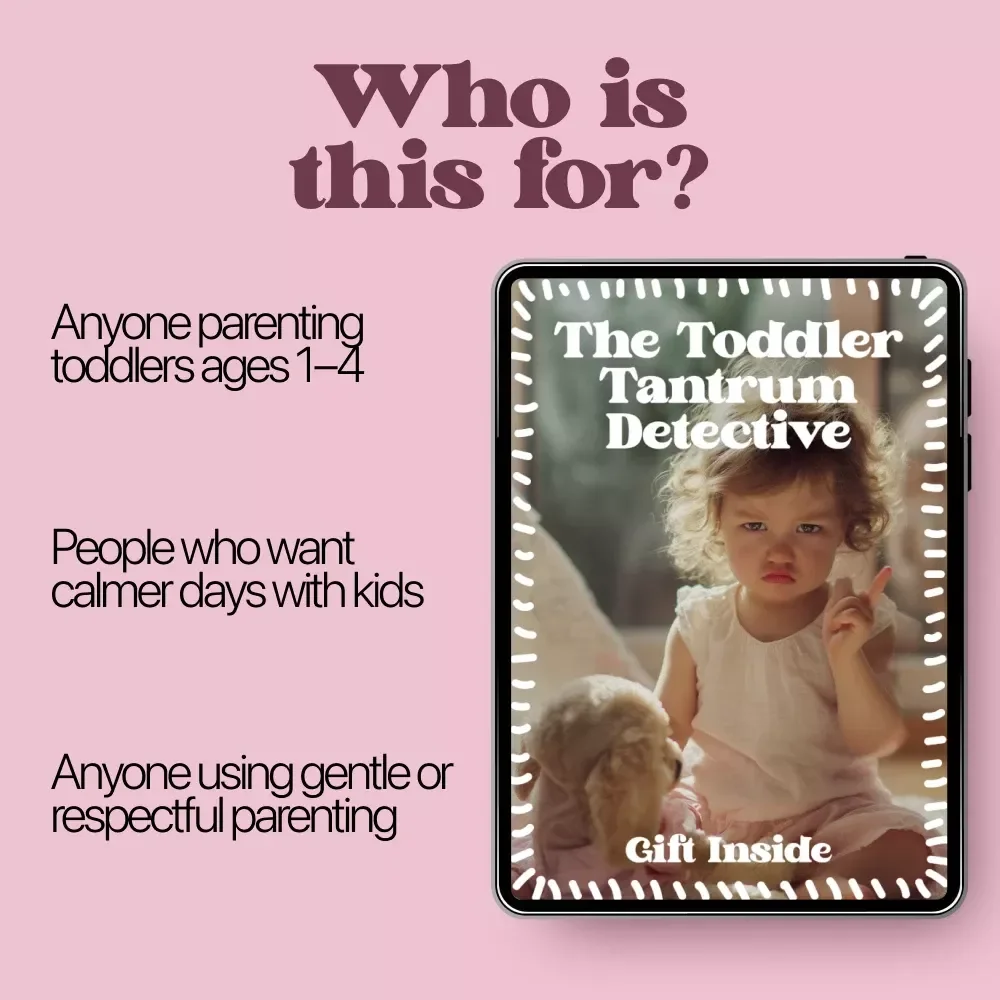 The Toddler Tantrum Detective – Toddler Tantrum Guide, Parenting eBook, Calm Toddler Checklist, Gentle Parenting Digital Download