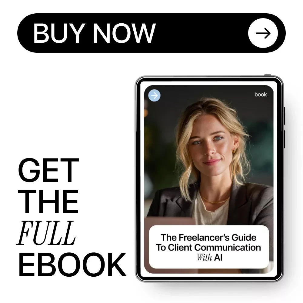 The Freelancer’s Guide to Client Communication with AI – eBook for ai client communication for freelancers, Clear Messaging, Client Management & Professional Systems