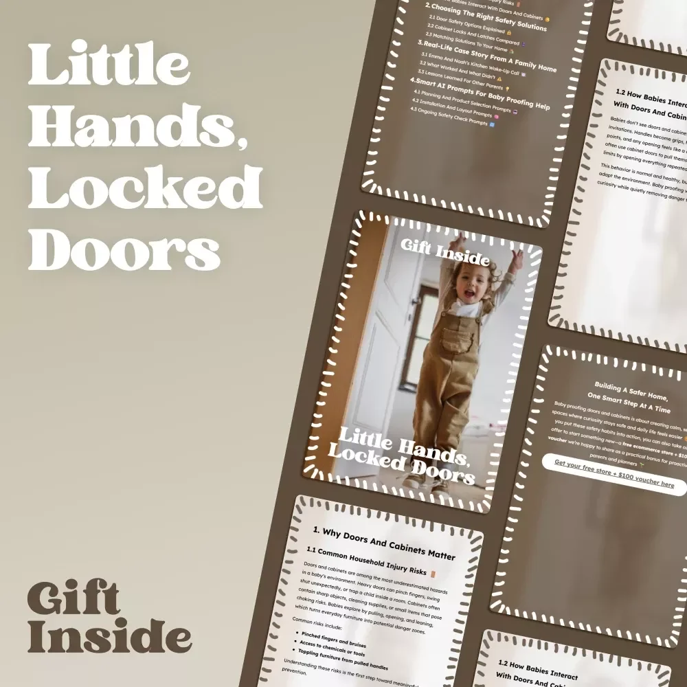 Little Hands, Locked Doors – A Practical Guide to Baby Proofing Doors and Cabinets for Safer Homes