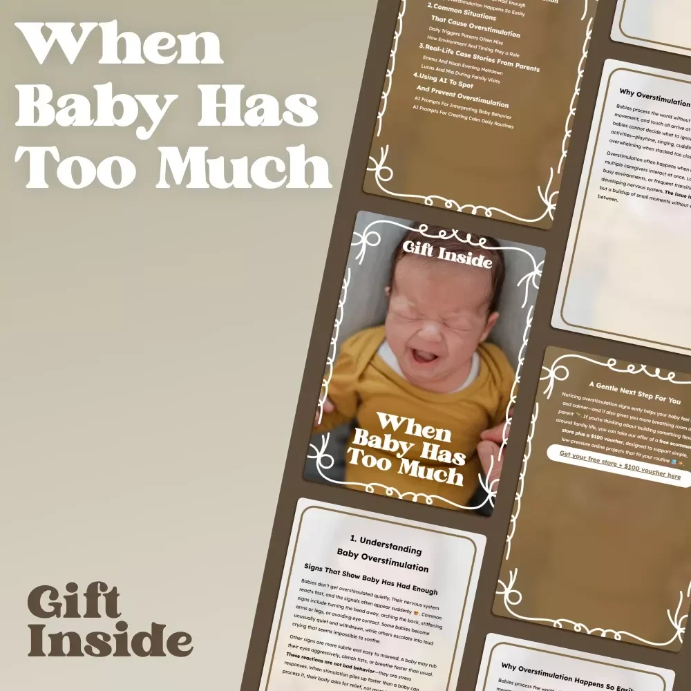 When Baby Has Too Much – Practical Guide to Baby Overstimulation Signs, Calm Routines, and Understanding Infant Behavior for New Parents