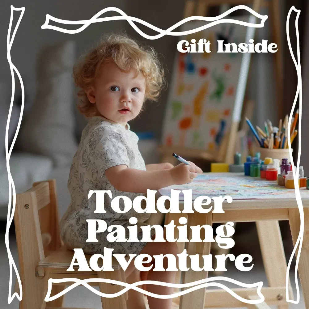 Toddler Painting Adventure Checklist | Creative Painting Ideas for Toddlers | Easy Art Activity Guide for Messy Play & Learning Fun