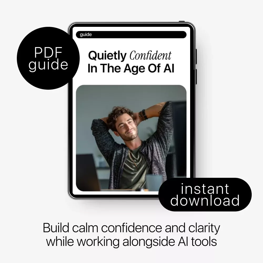 Quietly Confident in the Age of AI – Practical Guide to Confidence Skills in AI Careers, Tech Professionals & Future-Ready Work
