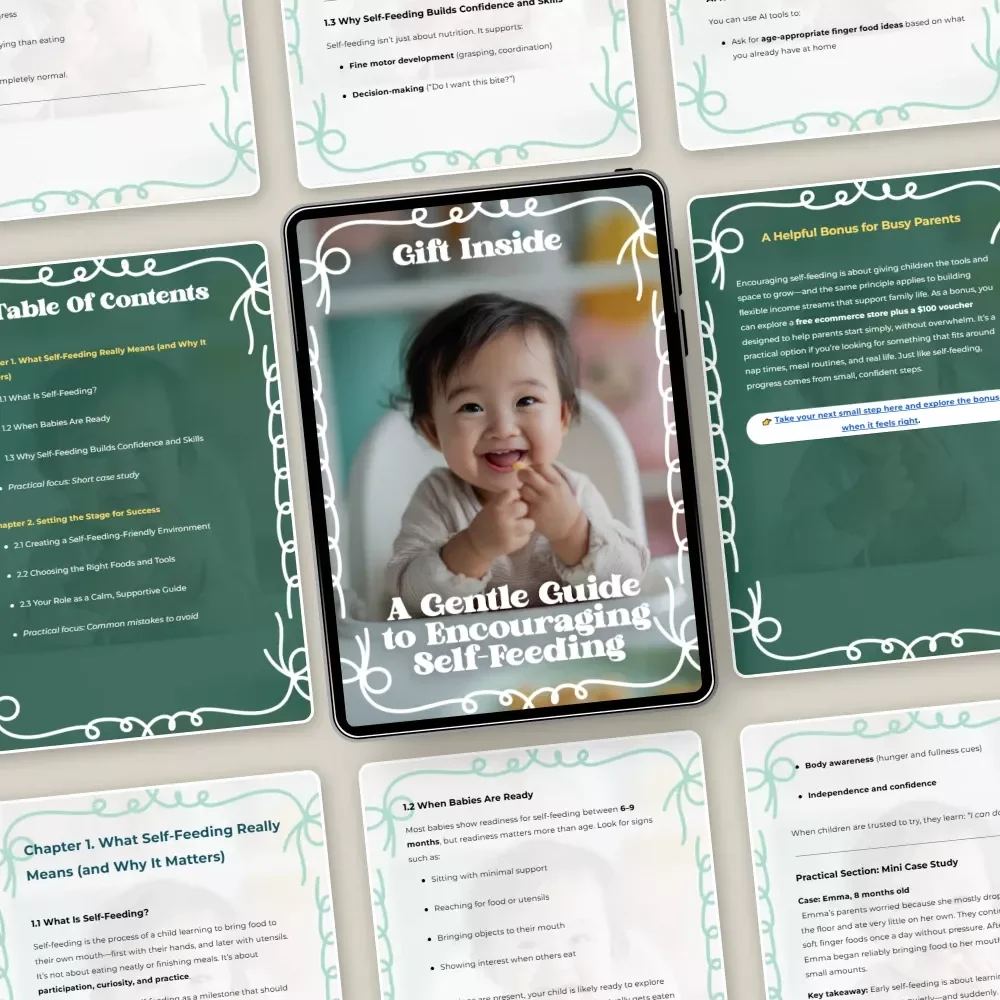 A Gentle Guide to Encouraging Self-Feeding – A Practical Parent Guide on How to Encourage Self-Feeding with Confidence