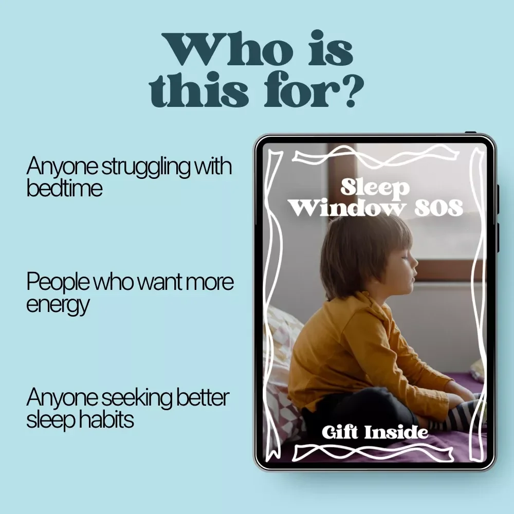 Sleep Window SOS Checklist – Spot the Missed Sleep Window Signs & Rebuild Your Sleep Timing Digital Guide