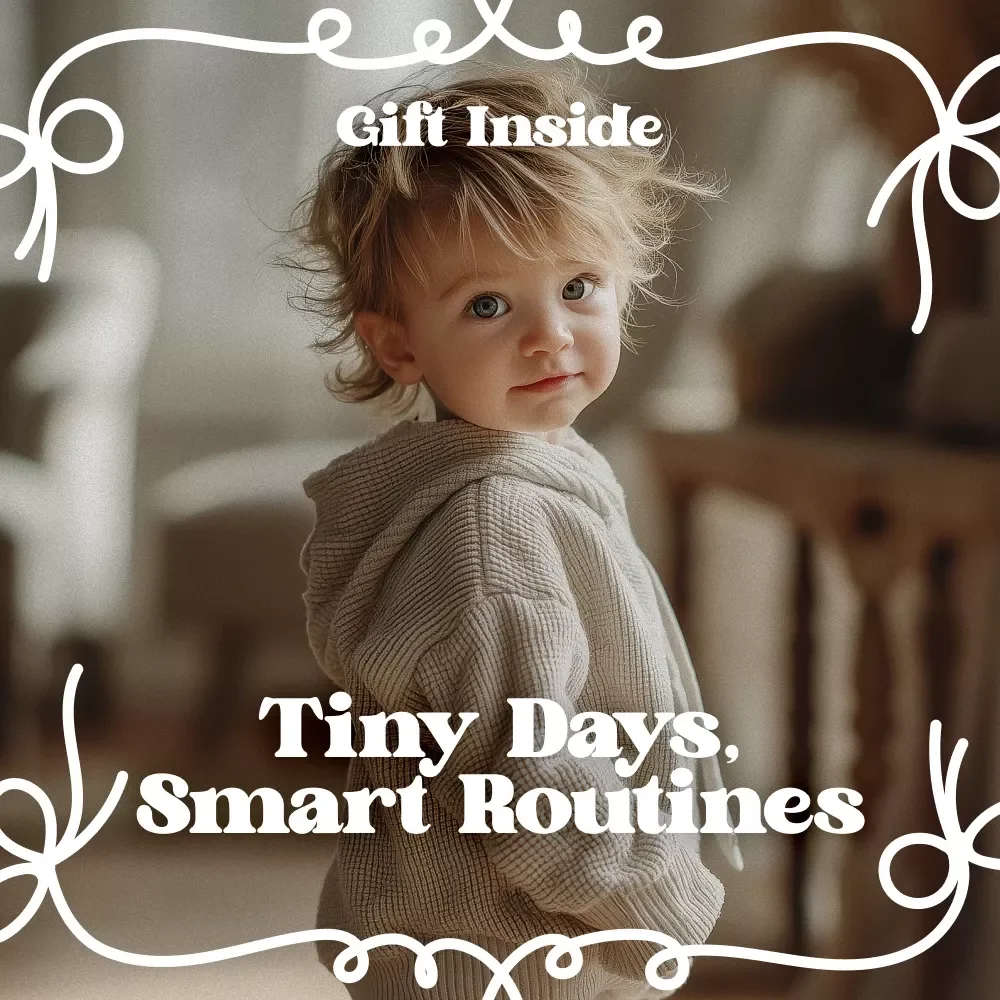Tiny Days, Smart Routines – AI Toddler Routine Planner eBook for Calm Days, Better Sleep & Happy Transitions | Digital Download