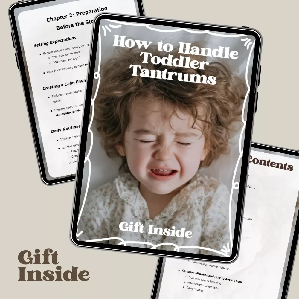 How to Handle Toddler Tantrums – Toddler Behavior Guide, Gentle Parenting eBook, Tantrum Management Checklist for Parents